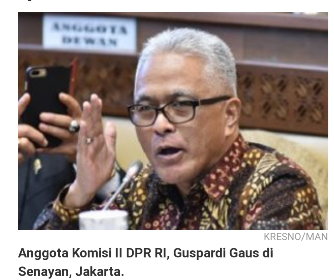 Guspardi Gaus Nilai Keppres Kedaruratan Kesehatan Masyarakat ...